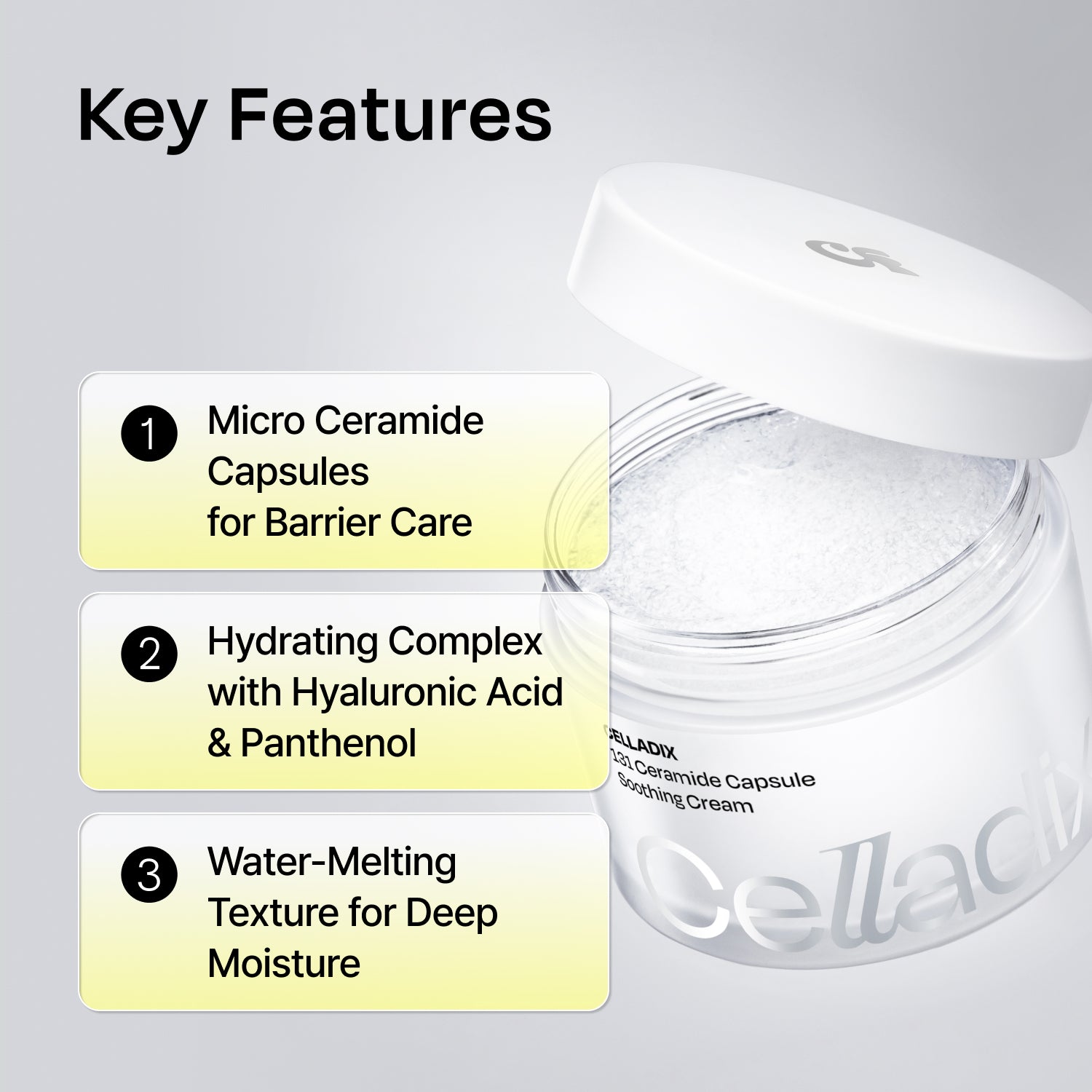 dd アフロディテ クリーム・ジェルパック 131 Ceramide Capsule Soothing Cream｜Celladix – Celladix SG